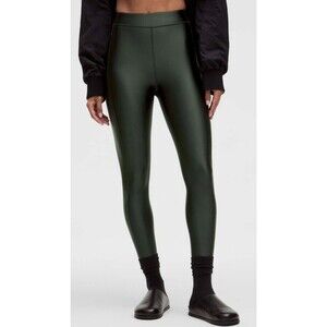 Lululemon Satin Shine High-Rise Tight 25" Womens 4 Green Blackened Pine